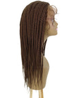 Uyai Mahogany Brown HD Lace Braided wig
