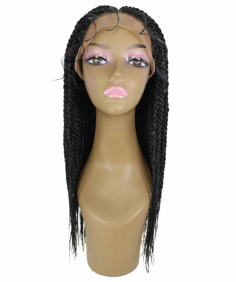 Nikkita Pepper Grey Twist Box Braids wig