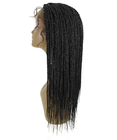Nikkita Pepper Grey Twist Box Braids wig