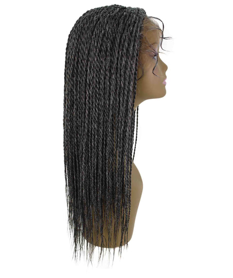 Nikkita Charcoal Grey Twist Box Braids wig