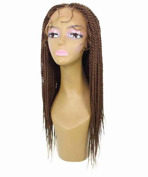 Nikkita Mahogany Brown Twist Box Braids wig