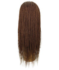 Nikkita Mahogany Brown Twist Box Braids wig
