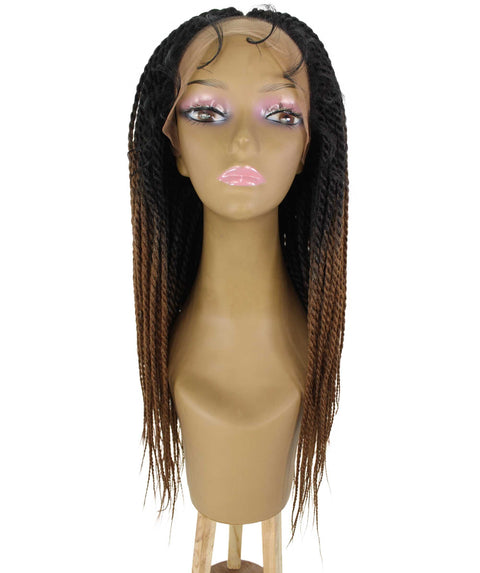 Nikkita Copper Blonde Twist Box Braids wig