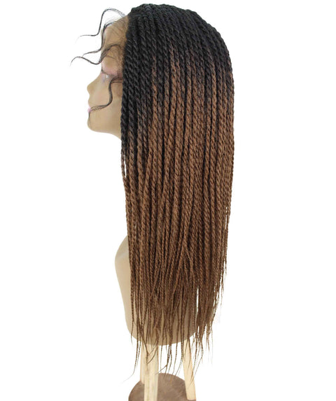Nikkita Copper Blonde Twist Box Braids wig