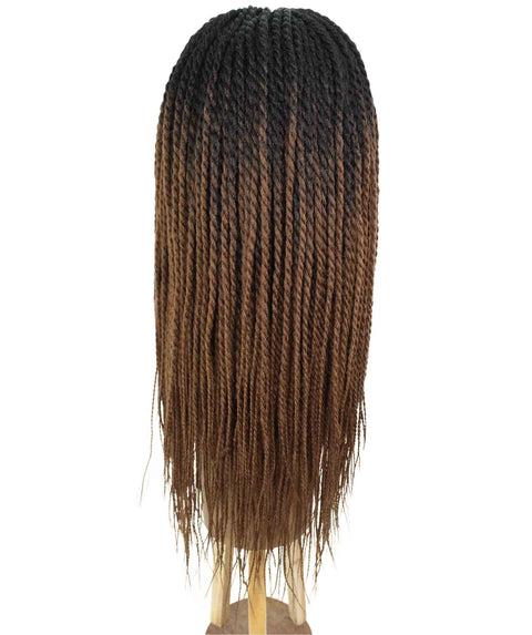 Nikkita Copper Blonde Twist Box Braids wig