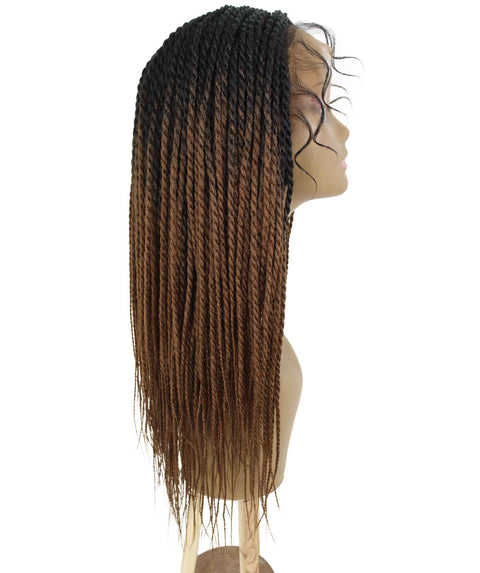 Nikkita Copper Blonde Twist Box Braids wig