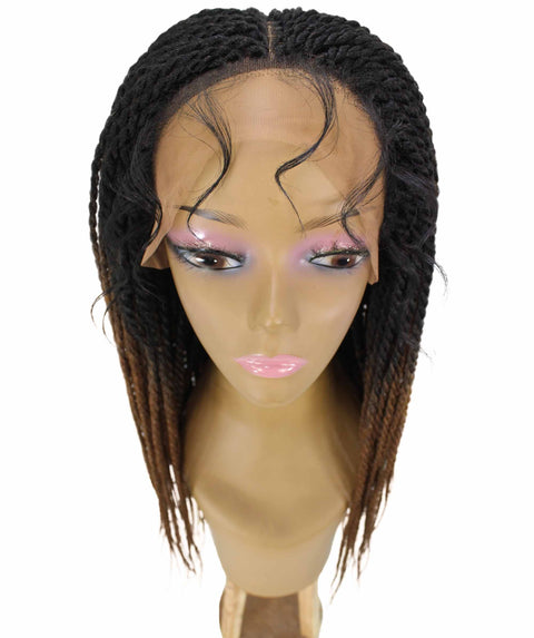 Nikkita Copper Blonde Twist Box Braids wig