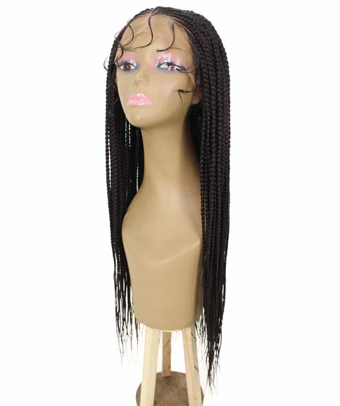 Kristi Dark Brown Synthetic Braided wig