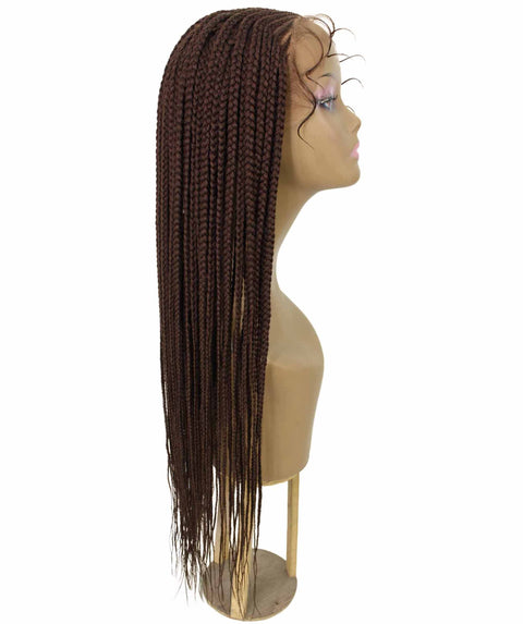 Kristi Chestnut Brown Synthetic Braided wig