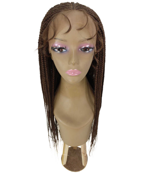 Kristi Mahogany Brown Synthetic Braided wig