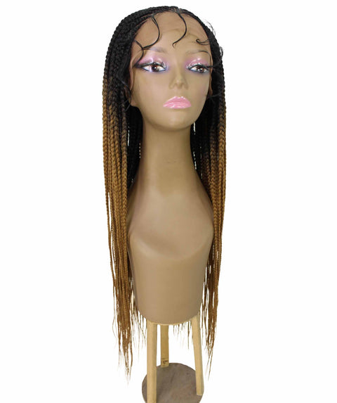 Kristi Honey Blonde Synthetic Braided wig