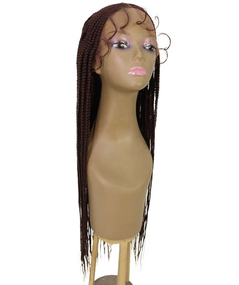 Sukie Dark Auburn Cornrow Braided wig