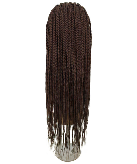 Sukie Chestnut Brown Cornrow Braided wig