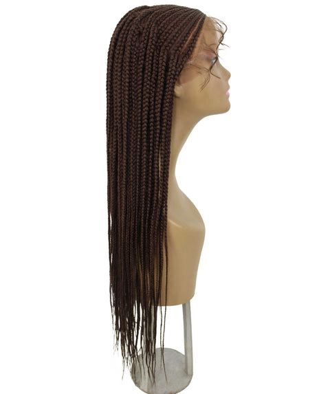 Sukie Chestnut Brown Cornrow Braided wig