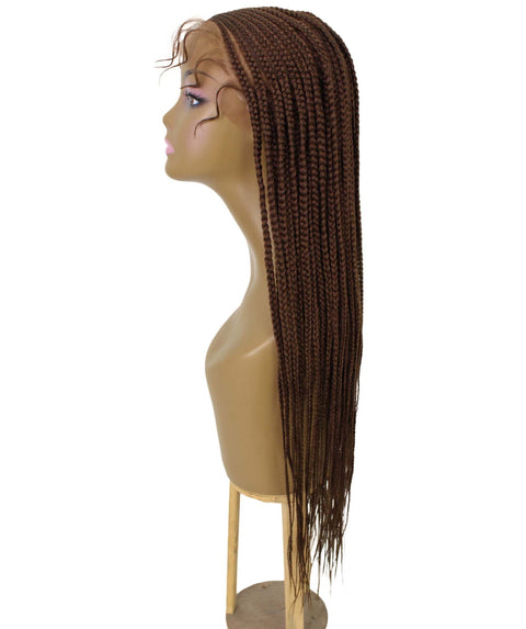 Sukie Mahogany Brown Cornrow Braided wig