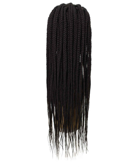 Logan Dark Brown Cornrow Braided Wig