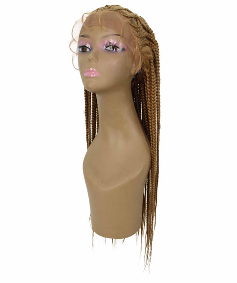 Logan Golden Blonde Cornrow Braided Wig