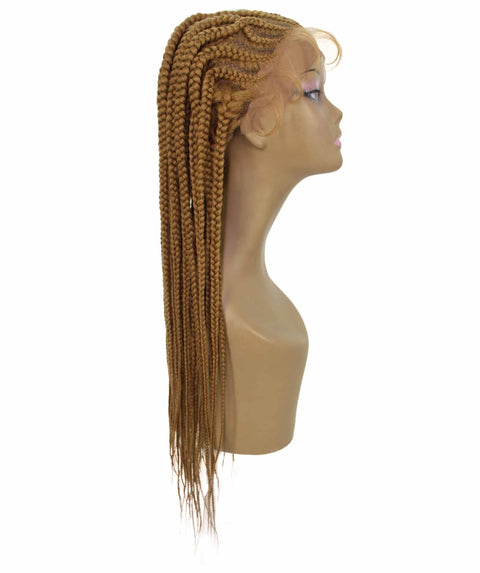 Logan Golden Blonde Cornrow Braided Wig