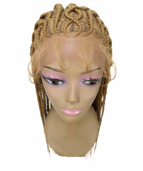 Logan Golden Blonde Cornrow Braided Wig