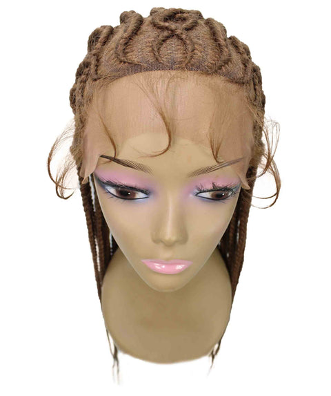 Logan Copper Blonde Cornrow Braided Wig