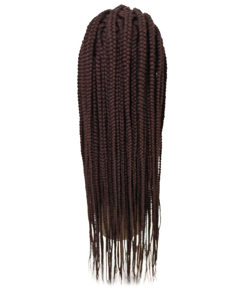 Logan Dark Auburn Cornrow Braided Wig