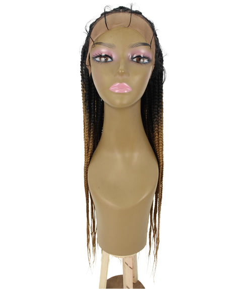 Logan Honey Blonde Ombre Cornrow Braided Wig