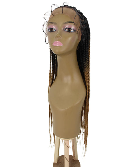 Logan Honey Blonde Ombre Cornrow Braided Wig