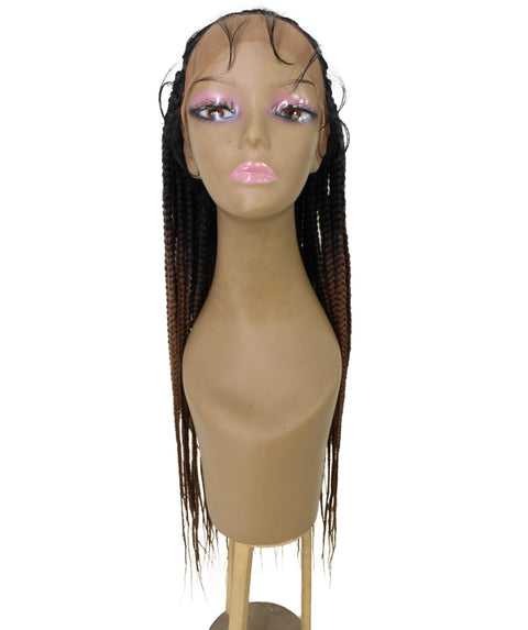 Logan Copper Blonde Ombre Cornrow Braided Wig