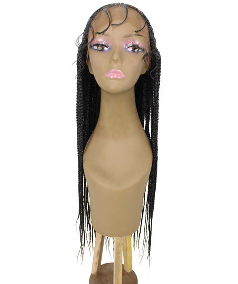 Viola Pepper Grey Lace Braided Wig