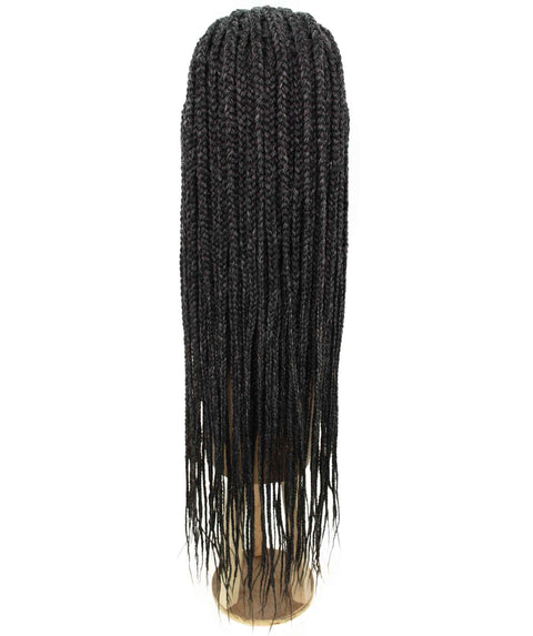 Viola Pepper Grey Lace Braided Wig