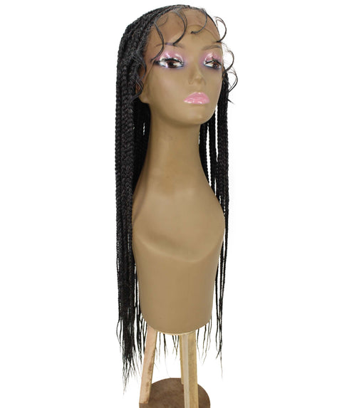 Viola Pepper Grey Lace Braided Wig