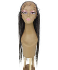 Viola Charcoal Grey Lace Braided Wig