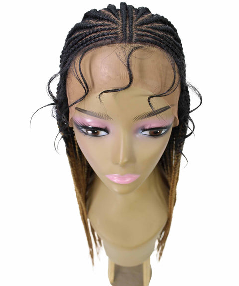 Viola Honey Blonde Lace Braided Wig