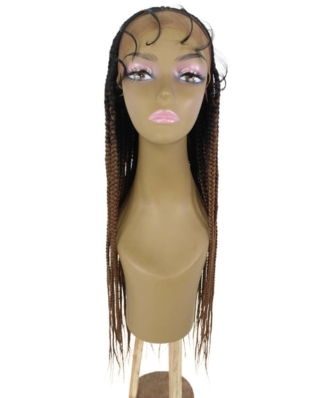 Viola Copper Blonde Lace Braided Wig