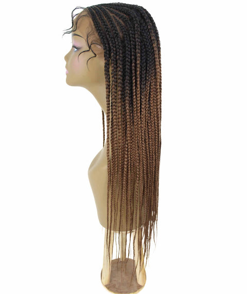 Viola Copper Blonde Lace Braided Wig