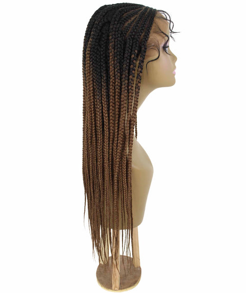 Viola Copper Blonde Lace Braided Wig