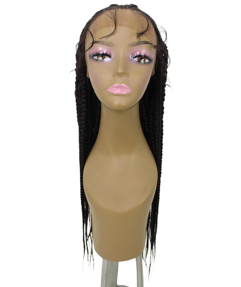 Estelita Dark Brown Cornrow Box Braided Wig