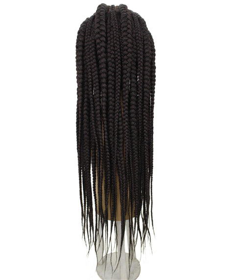 Estelita Dark Brown Cornrow Box Braided Wig