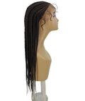 Estelita Dark Brown Cornrow Box Braided Wig