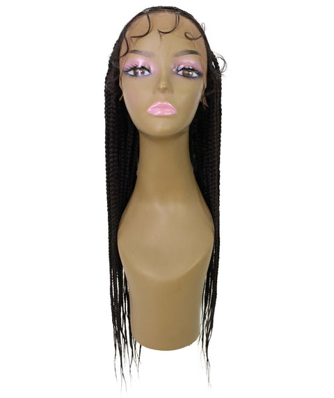 Malika Dark Brown Cornrow Braided Wig