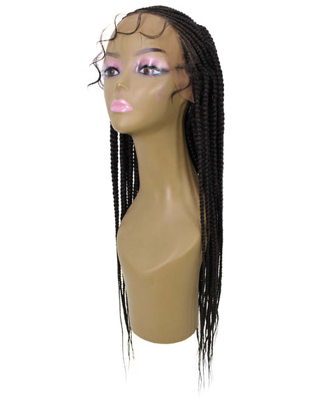 Malika Dark Brown Cornrow Braided Wig