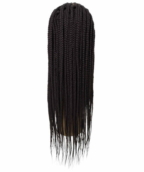 Malika Dark Brown Cornrow Braided Wig