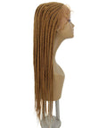 Malika Golden Blonde Cornrow Braided Wig