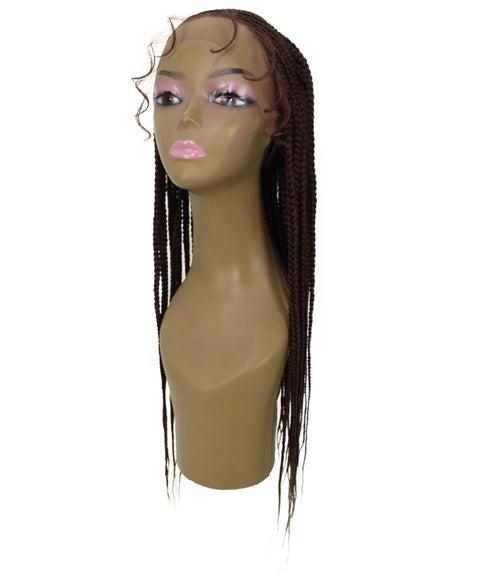Malika Dark Auburn Cornrow Braided Wig