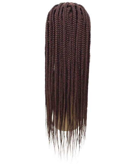 Malika Dark Auburn Cornrow Braided Wig