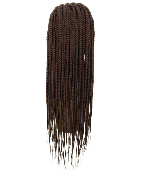 Malika Chestnut Brown Cornrow Braided Wig