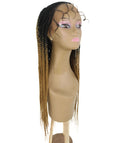Malika Copper Blonde Ombre Cornrow Braided Wig
