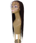 Shanelle Deep Red and Black Blend Micro Cornrow Braided Wig