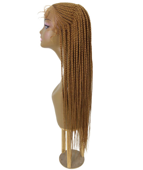 Shanelle Golden Blonde Micro Cornrow Braided Wig