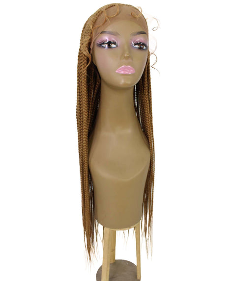 Shanelle Golden Blonde Micro Cornrow Braided Wig